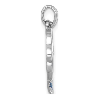 Sterling Silver Double Palm Tree Pendant – view 3