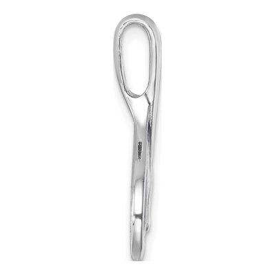 Sterling Silver Enameled Whale's Tail Pendant – view 3