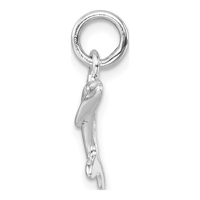 Sterling Silver Dolphin Pendant – view 3