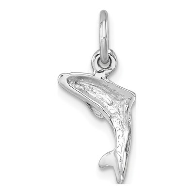 Sterling Silver Dolphin Pendant – view 4