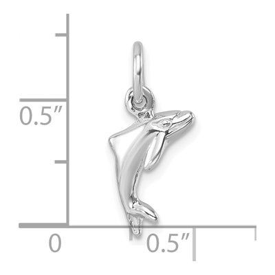 Sterling Silver Dolphin Pendant – view 6