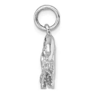 Sterling Silver Gator Pendant – view 3