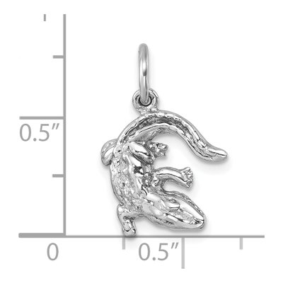 Sterling Silver Gator Pendant – view 6