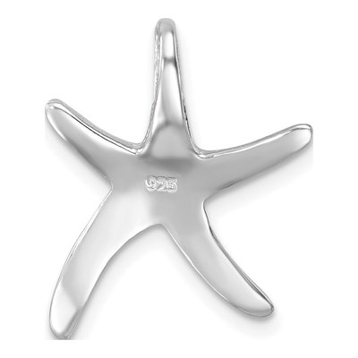 Sterling Silver Sea Star Slide Pendant – view 4