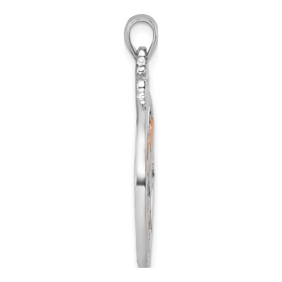 Sterling Silver Enamel Compass Pendant – view 3