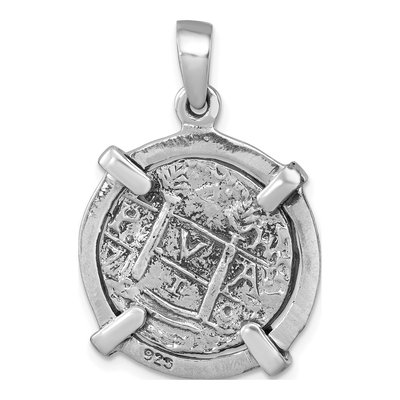 Sterling Silver Medieval Coin Pendant – view 4