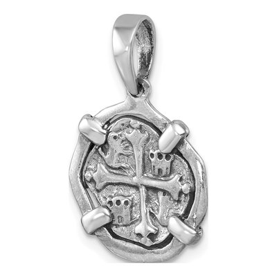 Sterling Silver Medieval Coin Pendant – view 5