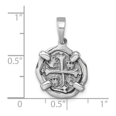 Sterling Silver Medieval Coin Pendant – view 6