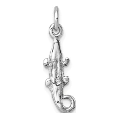 Sterling Silver Gator Pendant – view 4