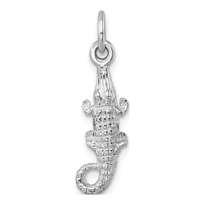 Sterling Silver Gator Pendant