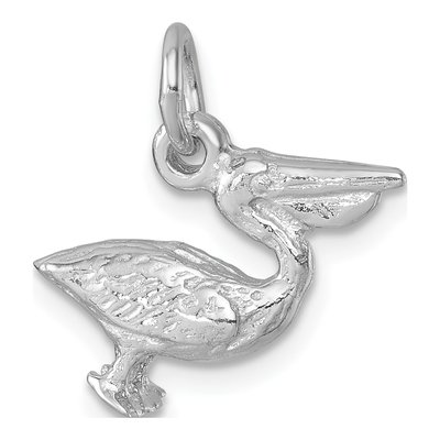 Sterling Silver Pelican Pendant – view 4
