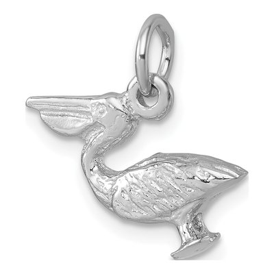 Sterling Silver Pelican Pendant – view 5