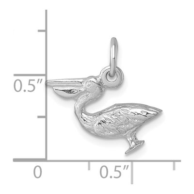 Sterling Silver Pelican Pendant – view 6