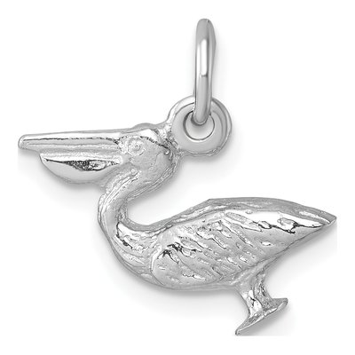 Sterling Silver Pelican Pendant