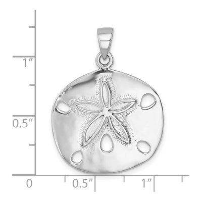 Sterling Silver Sand Dollar Pendant – view 6