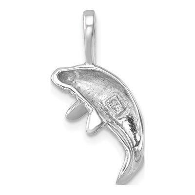 Sterling Silver Manatee Pendant – view 4
