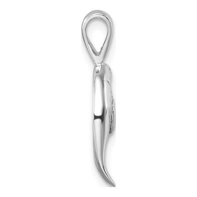 Sterling Silver Manatee Baby Pendant – view 3