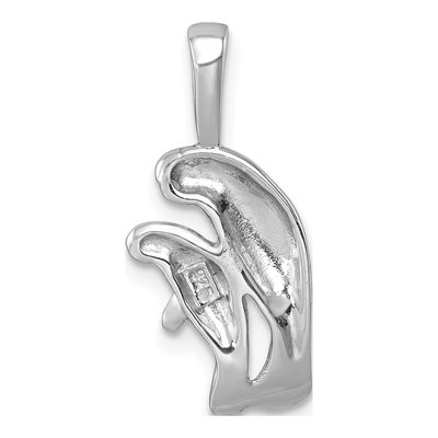 Sterling Silver Manatee Baby Pendant – view 4