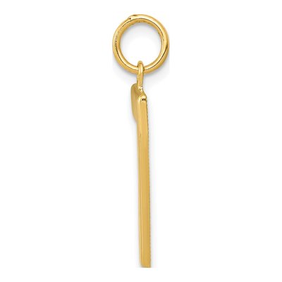 14K Yellow Gold Large Number 7 Charm – view 3