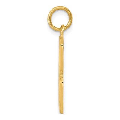 14K Yellow Gold Number 8 Charm – view 3
