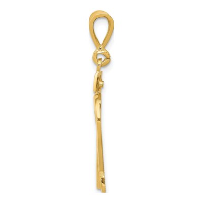 14K Yellow Gold Number 32 Pendant – view 2