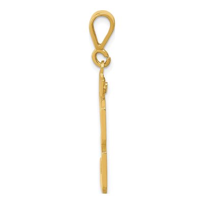 14K Yellow Gold Number 33 Charm – view 3