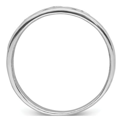 Sterling Silver 6mm Wave Band – view 2