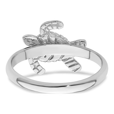 Sterling Silver Turtle Ring – view 5