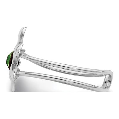 Sterling Silver CZ Turtle Toe Ring – view 4