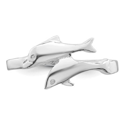 Sterling Silver Double Dolphin Toe Ring – view 5