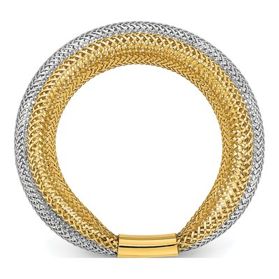 14K Yellow Gold Stretch Ring – view 3