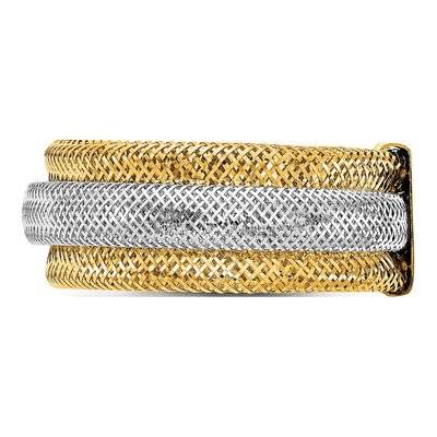 14K Yellow Gold Stretch Ring – view 4