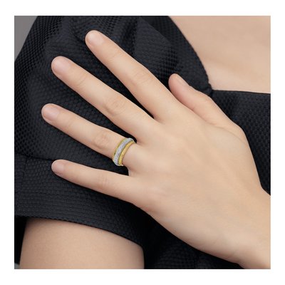 14K Yellow Gold Stretch Ring – view 7