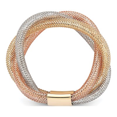 14K Yellow Gold Intertwined Stretch Ring – view 3