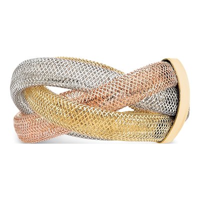 14K Yellow Gold Intertwined Stretch Ring – view 4