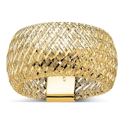 14K Yellow Gold Textured Stretch Ring
