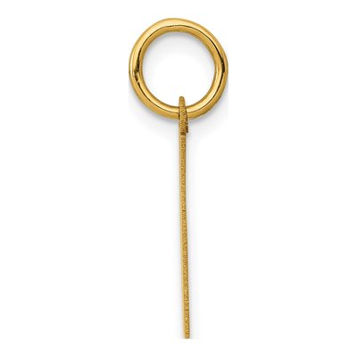 14K Yellow Gold Small Number 1 Pendant – view 3