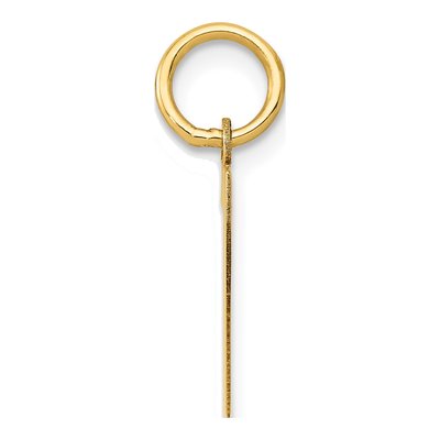 14K Yellow Gold Small Number 7 Pendant – view 3