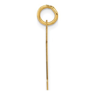 14K Yellow Gold Small Number 12 Pendant – view 3