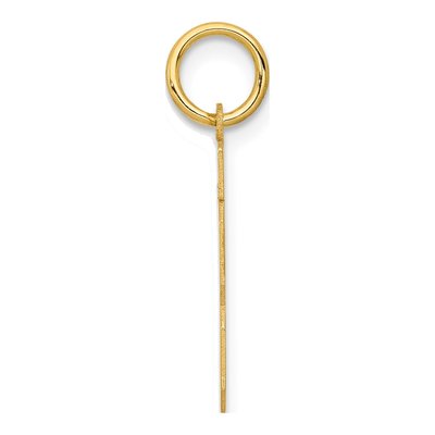 14K Yellow Gold Small Number 13 Pendant – view 3