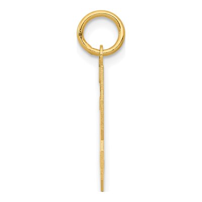 14K Yellow Gold Small Number 33 Charm – view 3