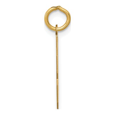 14K Yellow Gold Small Number 43 Charm – view 2
