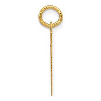 14K Yellow Gold Number 47 Charm – view 3