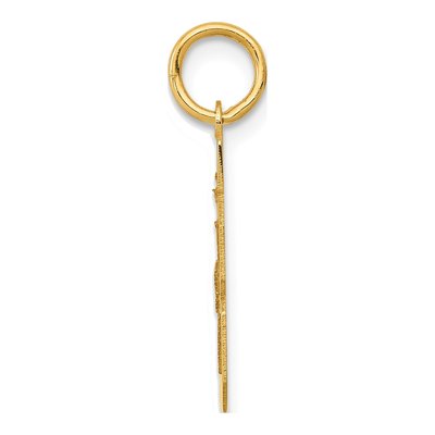 14K Yellow Gold Small Number 48 Pendant – view 3