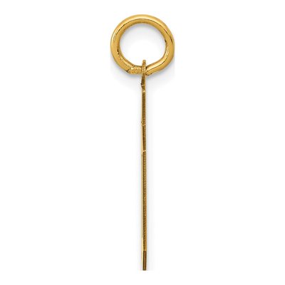 14K Yellow Gold Small Number 50 Charm – view 3