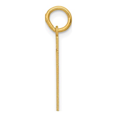 14K Yellow Gold Small Number 51 Pendant – view 2
