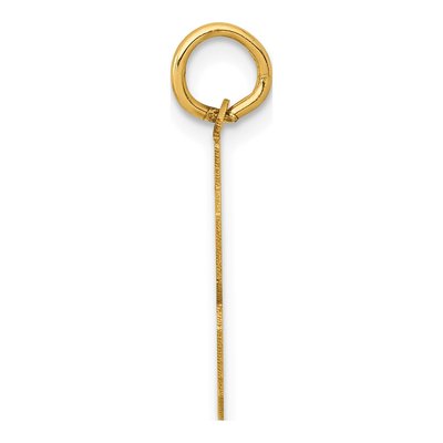 14K Yellow Gold Small Number 53 Pendant – view 2