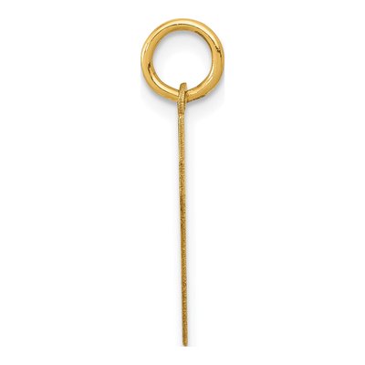 14K Yellow Gold Small Number 57 Pendant – view 2