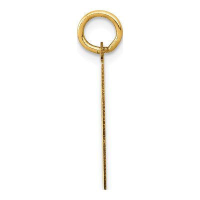 14K Yellow Gold Small Number 58 Pendant – view 3