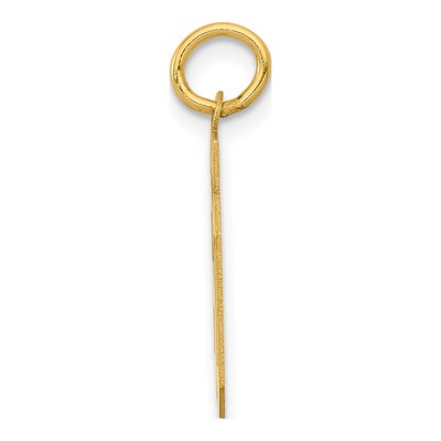 14K Yellow Gold Small Number 60 Pendant – view 2